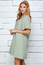 Load image into Gallery viewer, Womens Sage Tunic Lined Dress
