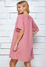 Load image into Gallery viewer, Womens Mauve Tunic Dress
