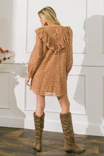 Load image into Gallery viewer, Womens Fall lace mini dress

