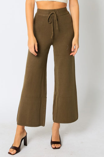 Womens Cocoa Wide Leg Lounge Pants