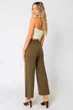 Load image into Gallery viewer, Womens Cocoa Wide Leg Lounge Cropped  Pants
