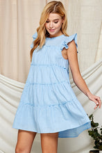 Load image into Gallery viewer, Katherine Periwinkle Sleeveless Babydoll Dress
