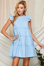 Load image into Gallery viewer, Katherine Periwinkle Sleeveless Babydoll Dress
