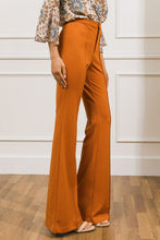 Load image into Gallery viewer, Womens Pumpkin High-Rise Flare Pants
