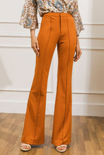 Load image into Gallery viewer, Adalee Pumpkin High-Rise Flare Pants
