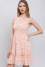 Load image into Gallery viewer, Womens Blush Smocked Tiered Dress
