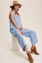 Load image into Gallery viewer, Womens Light Denim Jumpsuit
