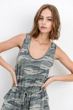 Load image into Gallery viewer, Womens Camo Sleeveless Romper
