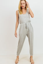 Load image into Gallery viewer, Womens Drawstring Waist with Pockets Jumpsuit
