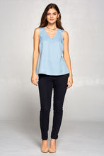Load image into Gallery viewer, Pleat Sleeveless Top - Lovell Boutique
