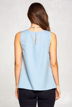 Load image into Gallery viewer, Pleat Sleeveless Top - Lovell Boutique
