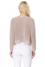 Load image into Gallery viewer, Womens Crop See Through Sweater Top

