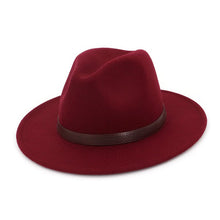 Load image into Gallery viewer, Women Wine Panama Hat
