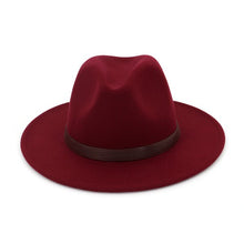 Load image into Gallery viewer, Best Burgundy Panama Hat
