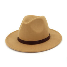 Load image into Gallery viewer, Women Camel Panama Hat
