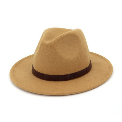Women Camel Panama Hat