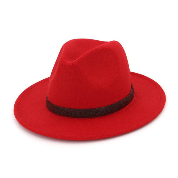 Women Red Panama Hat
