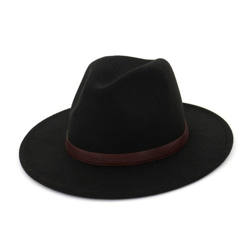 Women Black Panama Hat