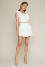 Load image into Gallery viewer, Smocked Ruffle Eyelet Skirt - Lovell Boutique

