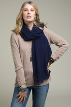 Load image into Gallery viewer, Textured Solid Oblong Scarf - Lovell Boutique
