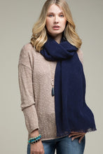 Load image into Gallery viewer, Textured Solid Oblong Scarf
