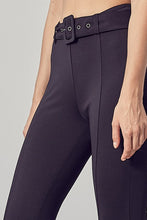 Load image into Gallery viewer, Womens Black Pants with Belt

