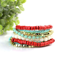 Load image into Gallery viewer, Womens Boho Stack Bracelet
