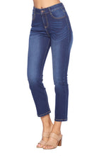 Load image into Gallery viewer, Womens High-Rise Slim Straight Ankle Jeans
