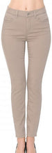 Load image into Gallery viewer, Womens Khaki High Rise Ankle Pants
