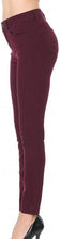 Load image into Gallery viewer, Womens Burgundy High-Rise Ankle Pants
