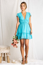 Load image into Gallery viewer, Deep V-neck Mini Dress
