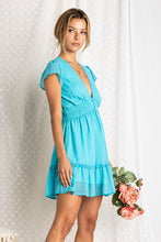 Load image into Gallery viewer, Deep V-neck Mini Dress

