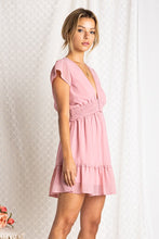 Load image into Gallery viewer, Deep V-neck Mini Dress
