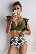 Load image into Gallery viewer, Womens Printed High Waisted Swimsuit
