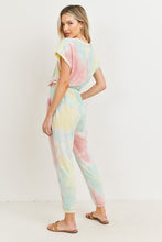 Load image into Gallery viewer, Tie Dye Short Sleeve Jumpsuit - Lovell Boutique
