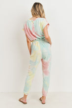 Load image into Gallery viewer, Tie Dye Short Sleeve Jumpsuit - Lovell Boutique
