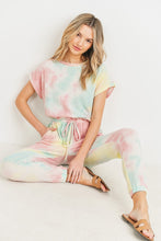 Load image into Gallery viewer, Tie Dye Short Sleeve Jumpsuit - Lovell Boutique
