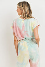 Load image into Gallery viewer, Tie Dye Short Sleeve Jumpsuit - Lovell Boutique
