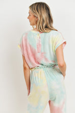 Load image into Gallery viewer, Tie Dye Short Sleeve Jumpsuit
