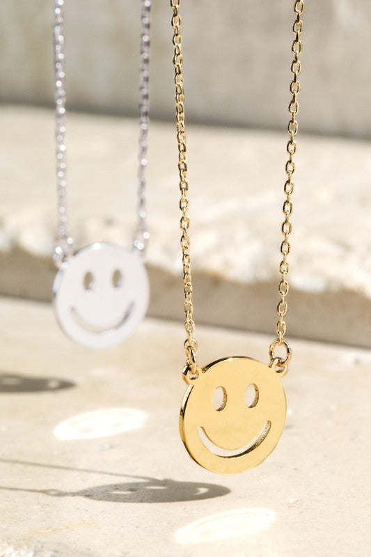 Smiley Face Chain Necklace