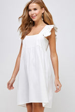 Load image into Gallery viewer, Women Linen Ruffled Dress
