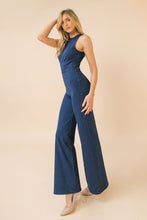 Load image into Gallery viewer, Madelyn Sleeveless Denim Jumpsuit

