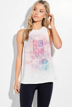 Load image into Gallery viewer, Womens American Flag Tank Top
