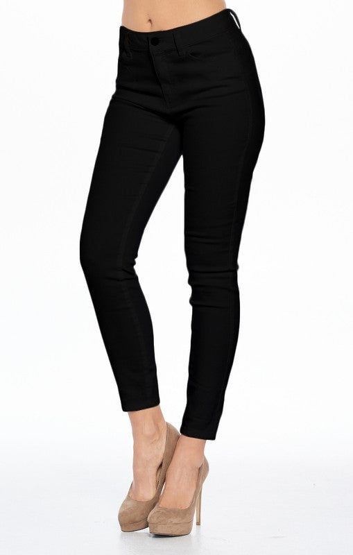 Womens Black High-Rise Ankle Pants
