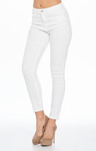 Load image into Gallery viewer, Womens White High-Rise Ankle Pants
