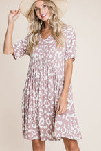 Load image into Gallery viewer, Animal Print Knit  Dress
