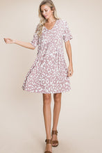 Load image into Gallery viewer, Online Animal Print Knit Dress
