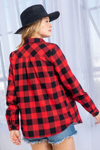 Load image into Gallery viewer, Long Sleeve Checker Print Shirt
