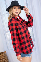 Load image into Gallery viewer, Red Checker Print Shirt
