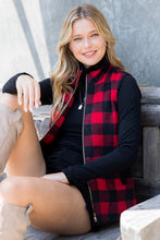 Load image into Gallery viewer, womens plaid vest
